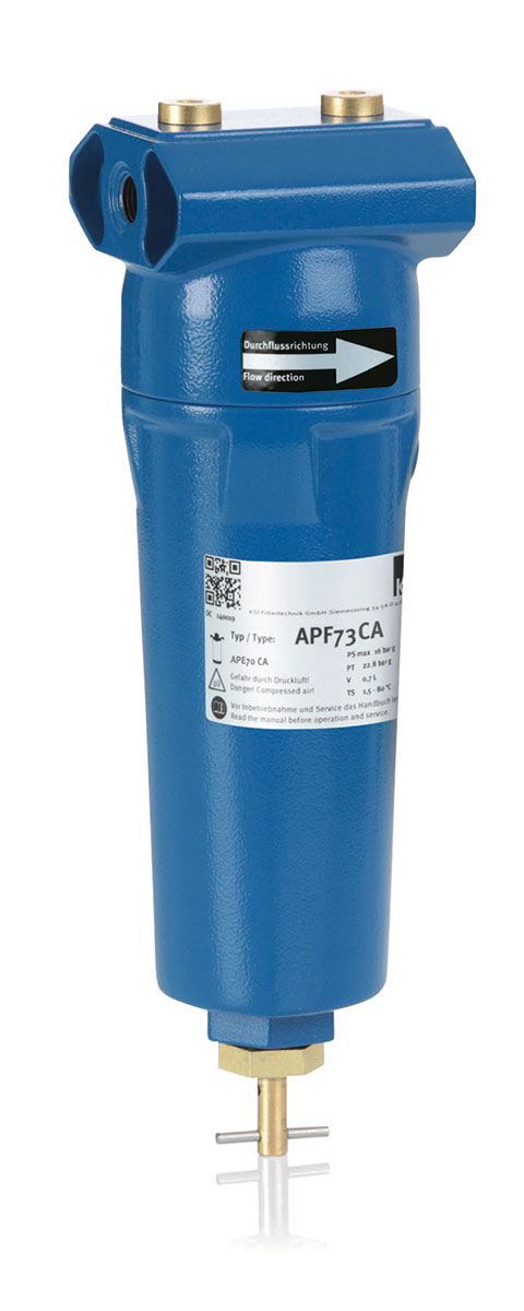 KSI APE/APF Filtergehäuse mit Aktivkohlefilter