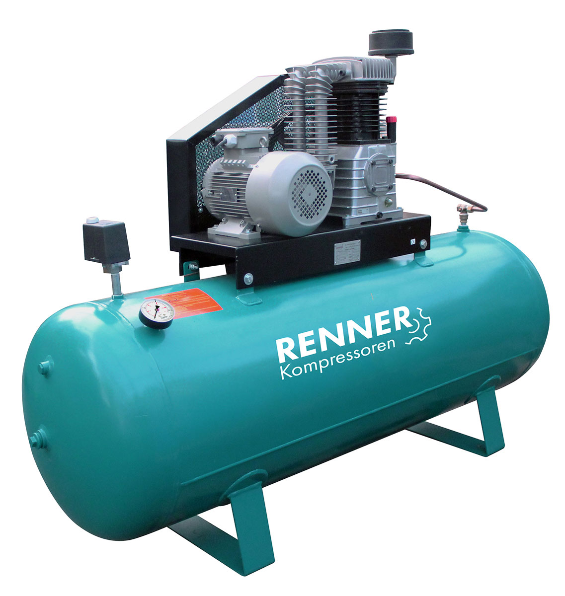 RENNER RIK 500/1500 D stationärer Industriekompressor 7,5 kW, 10 bar, 500 Liter Druckluftbehälter AD2000
